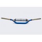 Guidon Ø28,6mm avec barre RENTHAL Twinwall replica Ricky Carmichael bleu/mousse noire