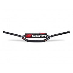 Guidon Ø 28,6 SCAR X² Evolution RC Style avec barre mousse noir Honda CRF/Kawasaki KXF