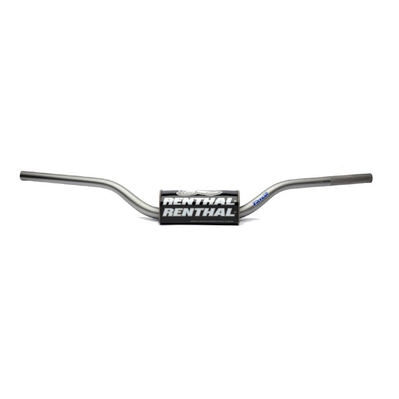 Guidon Ø28,6mm sans barre RENTHAL Fatbar® Enduro  titane/ mousse noire