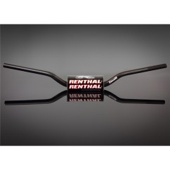 Guidon Ø28,6mm sans barre RENTHAL Fatbar® Enduro noir Honda CRF450R/RX