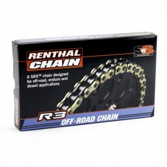 Chaîne de transmission RENTHAL 520 R3-3 or/noir 116 maillons