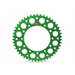 Couronne RENTHAL Ultralight™ 48 dents alu anti-boue pas 520 type 112U vert