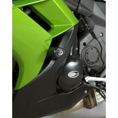 Tampons de protection R&G RACING Aero noir Kawasaki ER6-F