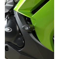 Tampons de protection R&G RACING Aero noir Kawasaki ER6-F