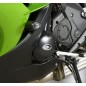 Tampons de protection R&G RACING Aero noir Kawasaki ER6-F