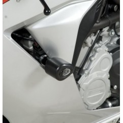 Tampons de protection R&G RACING Aero noir MV Agusta