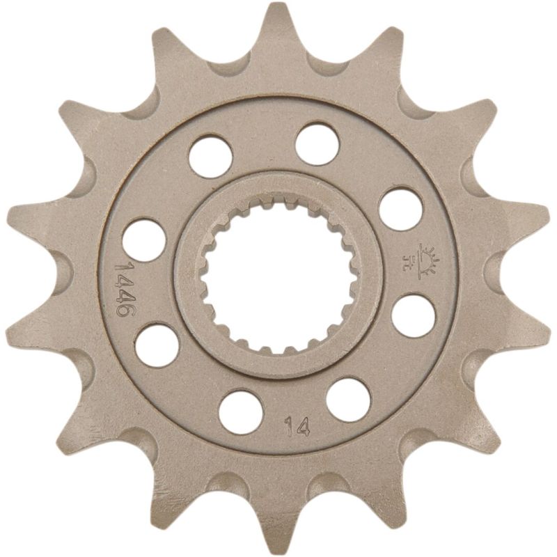 JTF1446.14SC FRONT SELF CLEANING SPROCKET 14 TEETH 520 PITCH NATURAL STEEL