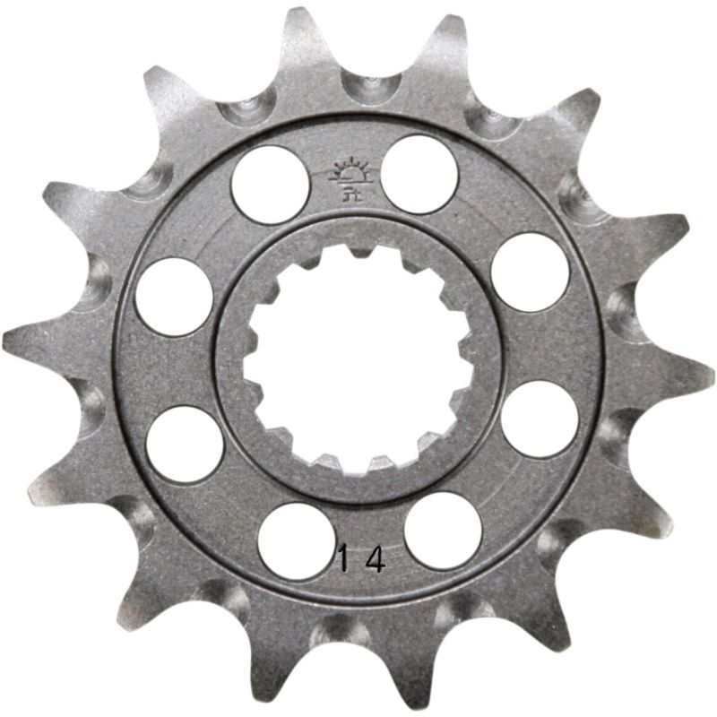 JTF1565.14SC FRONT SELF CLEANING SPROCKET 14 TEETH 520 PITCH NATURAL STEEL