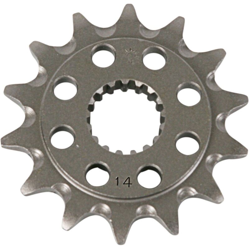 JTF284.14SC FRONT SELF CLEANING SPROCKET 14 TEETH 520 PITCH NATURAL STEEL