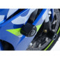 Tampons de protection R&G RACING Aero Race noir Suzuki GSX-R1000