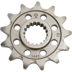 JTF1441.13SC FRONT SELF CLEANING SPROCKET 13 TEETH 520 PITCH NATURAL CHROMOLY STEEL ALLOY