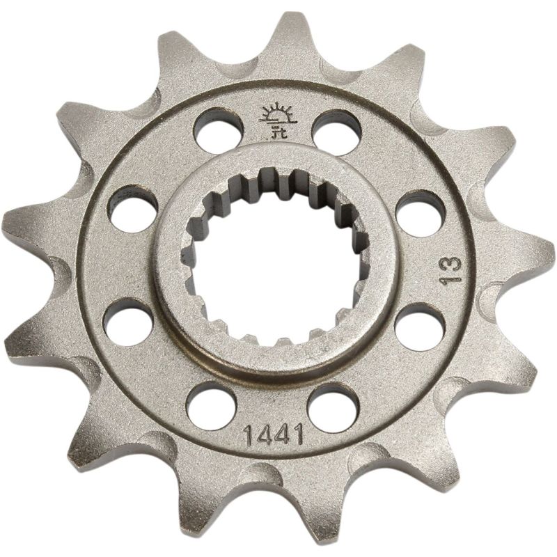 JTF1441.13SC FRONT SELF CLEANING SPROCKET 13 TEETH 520 PITCH NATURAL CHROMOLY STEEL ALLOY
