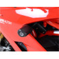 Tampons de protection R&G RACING Aero noir sans percage Ducati Supersport