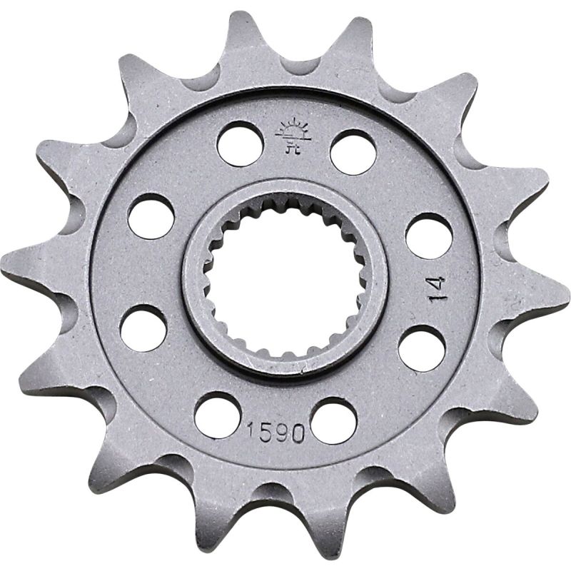 JTF1590.14SC FRONT SELF CLEANING SPROCKET 14 TEETH 520 PITCH NATURAL STEEL