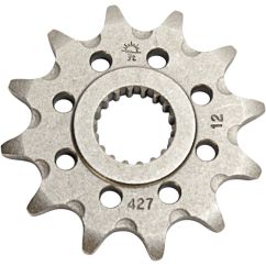 JTF427.12SC FRONT SELF CLEANING SPROCKET 12 TEETH 520 PITCH NATURAL CHROMOLY STEEL ALLOY