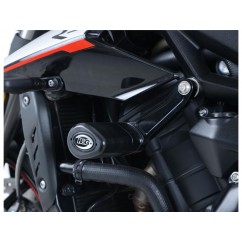 Tampons de protection R&G RACING Aero noir Triumph Street Triple 