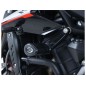 Tampons de protection R&G RACING Aero noir Triumph Street Triple 