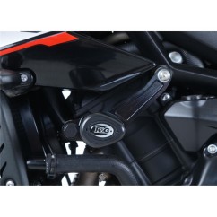 Tampons de protection R&G RACING Aero noir Triumph Street Triple 