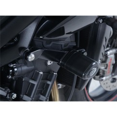 Tampons de protection R&G RACING Aero noir Triumph Street Triple 