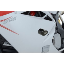 Tampons de protection R&G RACING Aero blanc MV Agusta F4 1000R