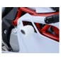 Tampons de protection R&G RACING Aero blanc (sans perçage) MV Agusta F4 1000R