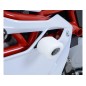 Tampons de protection R&G RACING Aero blanc (sans perçage) MV Agusta F4 1000R