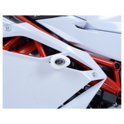 Tampons de protection R&G RACING Aero blanc (sans perçage) MV Agusta F4 1000R