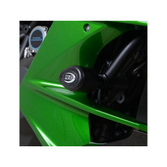 Tampons de protection R&G RACING Aero noir Kawasaki H2 SX