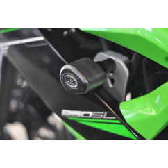 Tampons de protection R&G RACING Aero noir Kawasaki Ninja 250SL