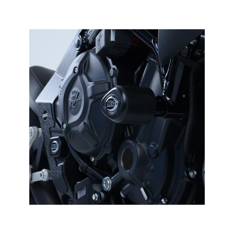 Tampons de protection R&G RACING Aero noir MV Agusta