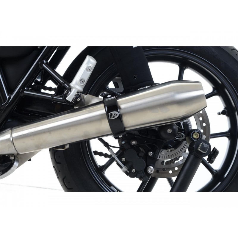 Protection de silencieux R&G RACING noir Triumph Street Twin