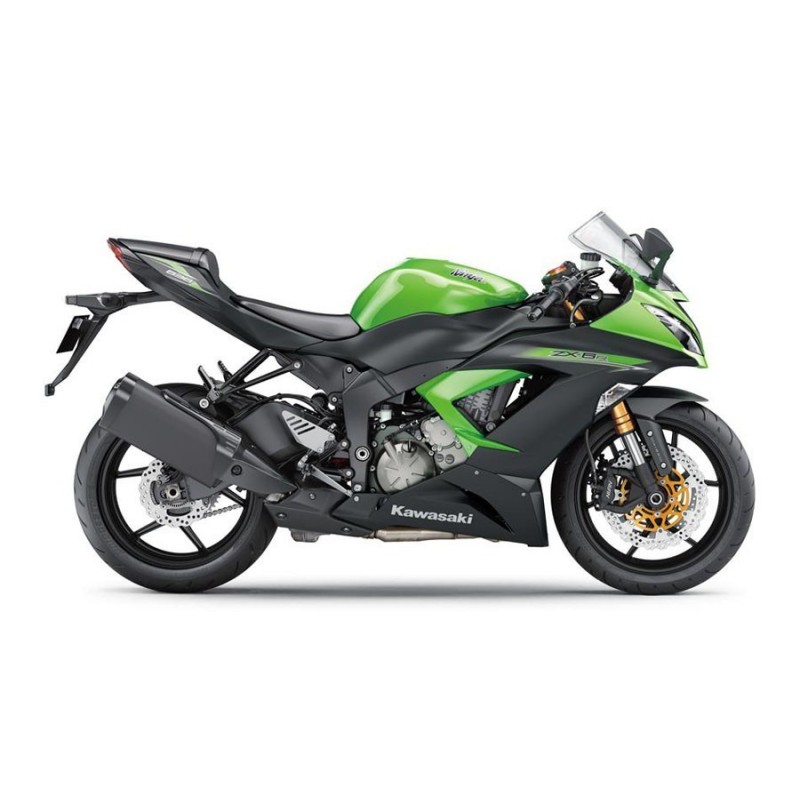 Grille de collecteur R&G RACING noir Kawasaki ZX-6 R