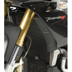 Protection de radiateur R&G RACING noir Aprilia Tuono V4R