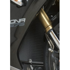 Protection de radiateur R&G RACING alu noir Triumph Daytona 675