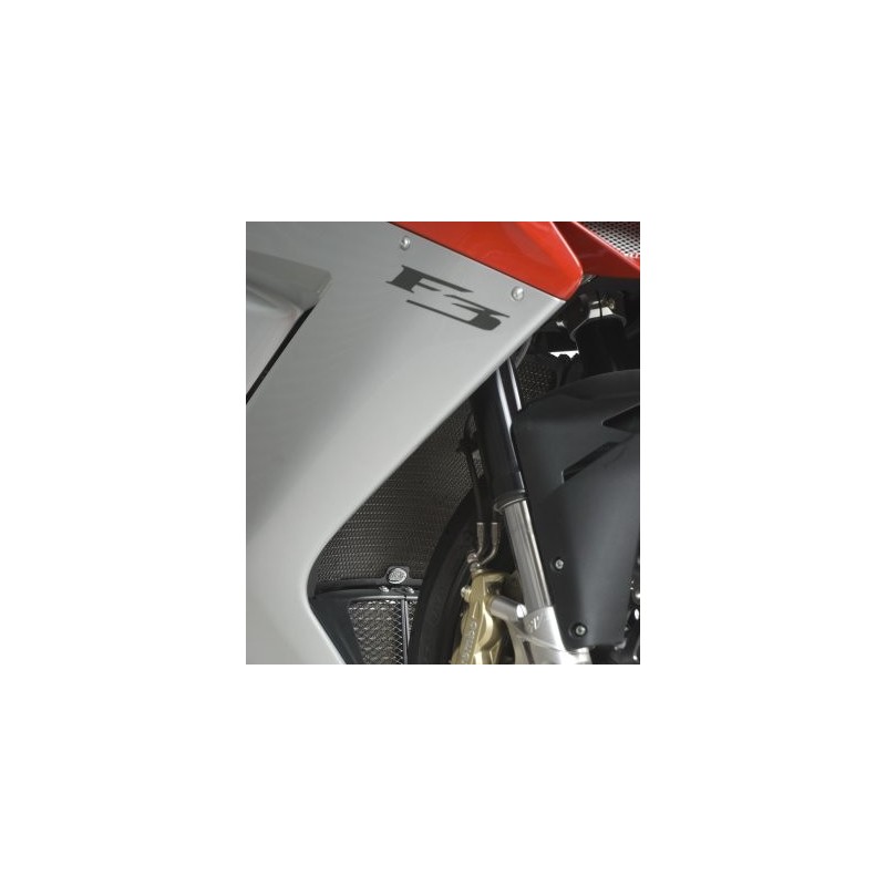 Protection de radiateur R&G RACING noir MV Agusta F3 675/800