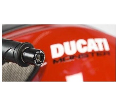 Embouts de guidon R&G RACING noir Ducati