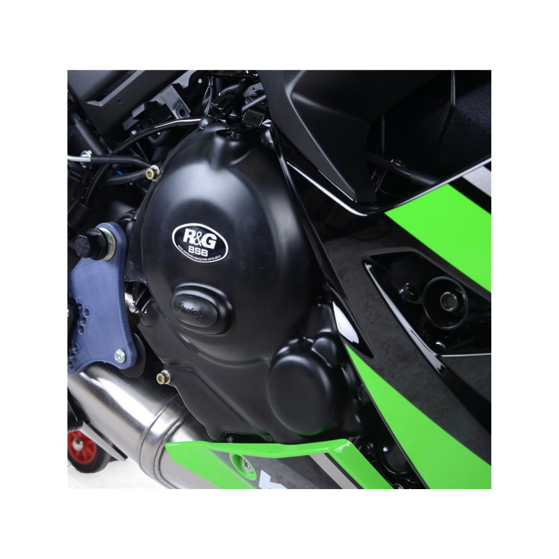 Couvre-carter droit R&G RACING Race Series noir Kawasaki