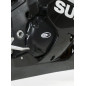 Kit couvre-carter R&G RACING noir Suzuki GSX-R600 (2 pièces)