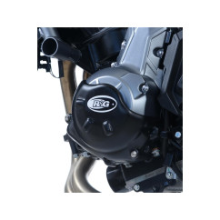 Couvre-carter gauche R&G RACING noir Kawasaki Z650