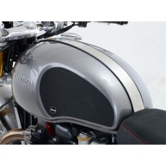 Kit grip de réservoir R&G RACING 2 pièces noir Triumph Thruxton 1200