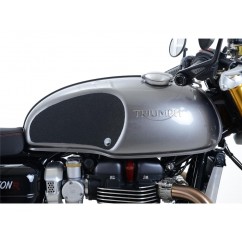 Kit grip de réservoir R&G RACING 2 pièces noir Triumph Thruxton 1200