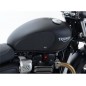 Kit grip de réservoir R&G RACING 2 pièces noir Triumph Street Twin