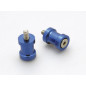 Pions de bras oscillant R&G RACING M8 bleu