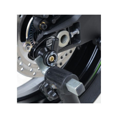 Pions de bras oscillant déportés R&G RACING avec platine noir Kawasaki ZX-10R