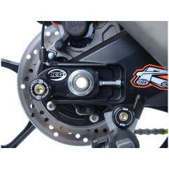 Pions de bras oscillant avec platine R&G RACING noir Suzuki GSX-R1000