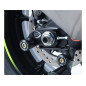 Pions de bras oscillant avec platine R&G RACING noir Suzuki GSX-R1000