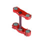 Té de fourche SCAR ACS Offset 22-24mm rouge Honda