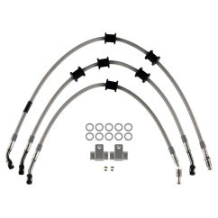 BRAKE LINE KIT STEEL BRAIDED