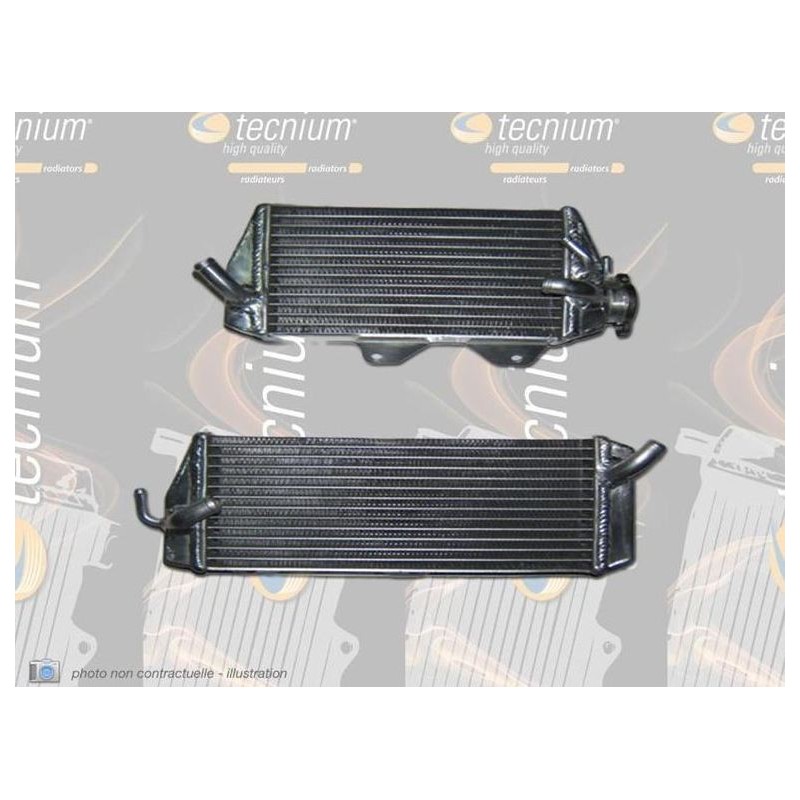 Radiateur oversize droit Tecnium Kawasaki  Kx450f