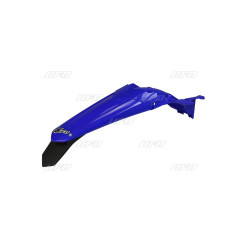 Garde-boue arrière + support de plaque avec feu UFO bleu Yamaha WR450F